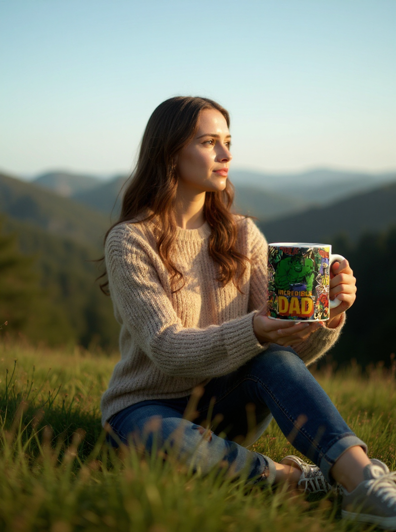 Hulk-Approved Dad Gift: Ceramic Mug