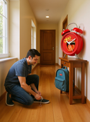 Glee Red Rhythm Alarm Clock