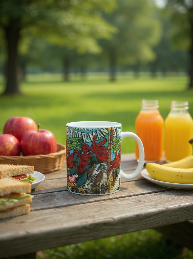 Marvel Spiderman Comic Ceramic Mug | Gift for Marvel Fans&nbsp;