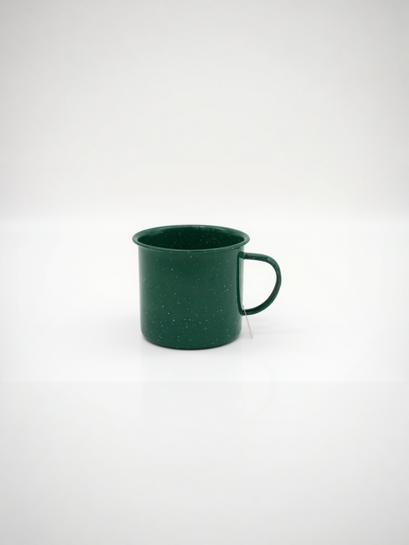 Rustic Green Speckled Wilderness Mug