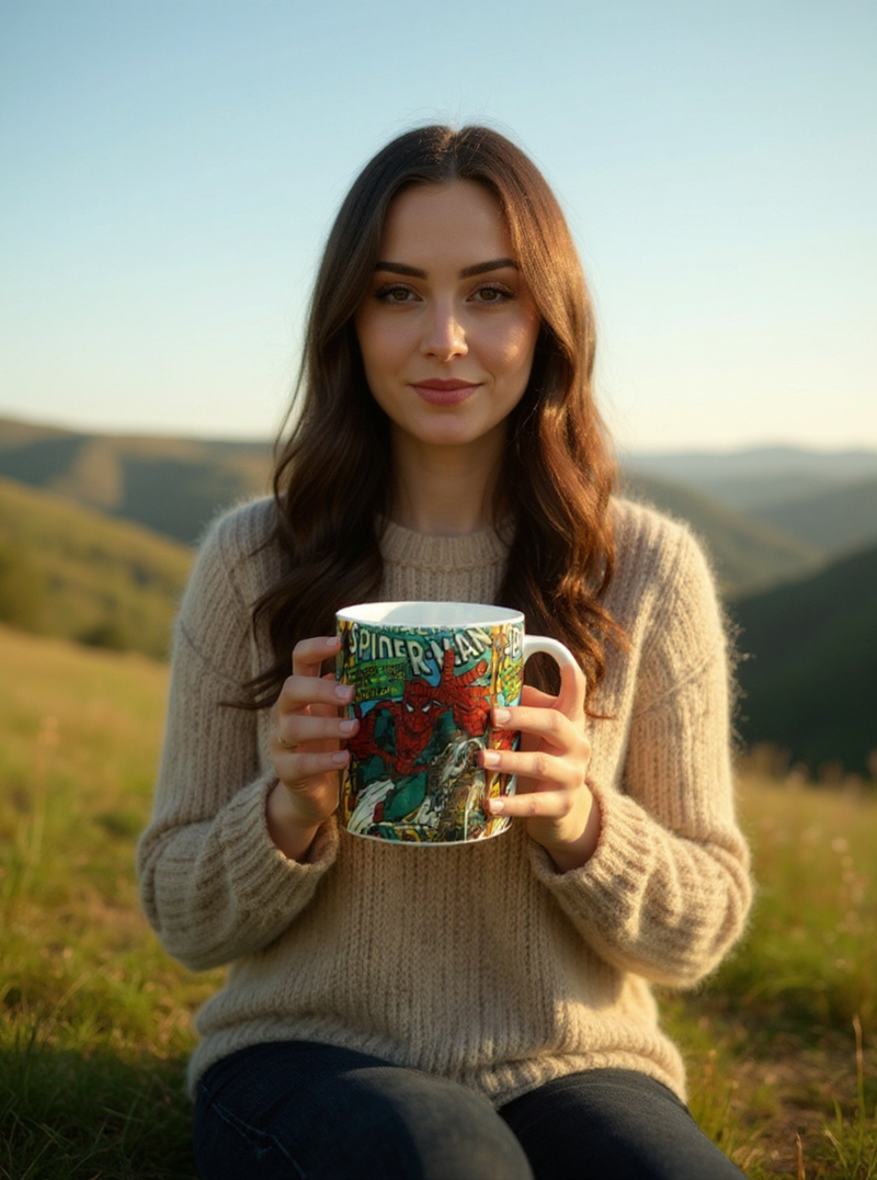 Marvel Spiderman Comic Ceramic Mug | Gift for Marvel Fans&nbsp;