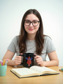 Spider-Man Black Ceramic Mug | Gift for Marvel Fans