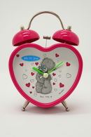 Kawaii Teddy Cuddles Pink Alarm Clock | Gift for Cute Enthusiasts