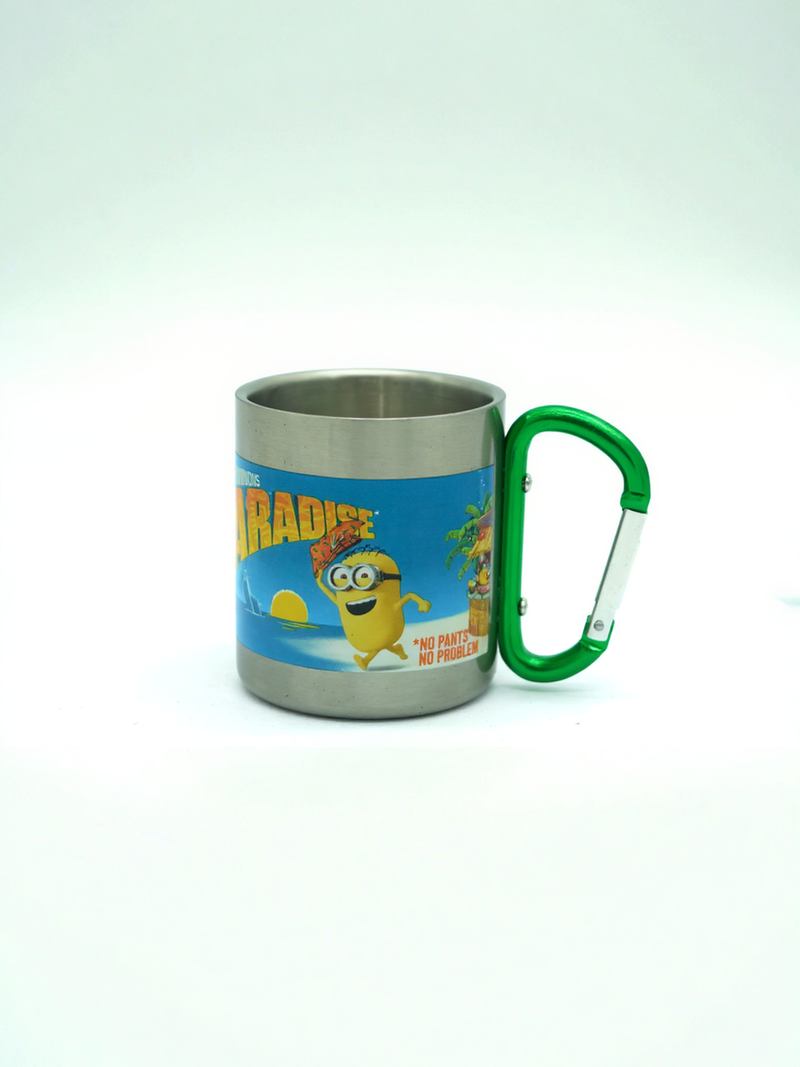 Minions Paradise Stainless Steel Carabiner Mug
