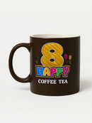 Golden 8 Celebration Mug | Perfect for 8th Celebrations
