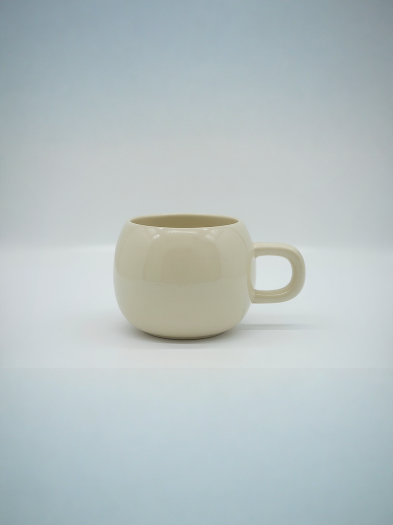 Marbled Beige Serenity Coffee Cup | Gift for Coffee Lovers