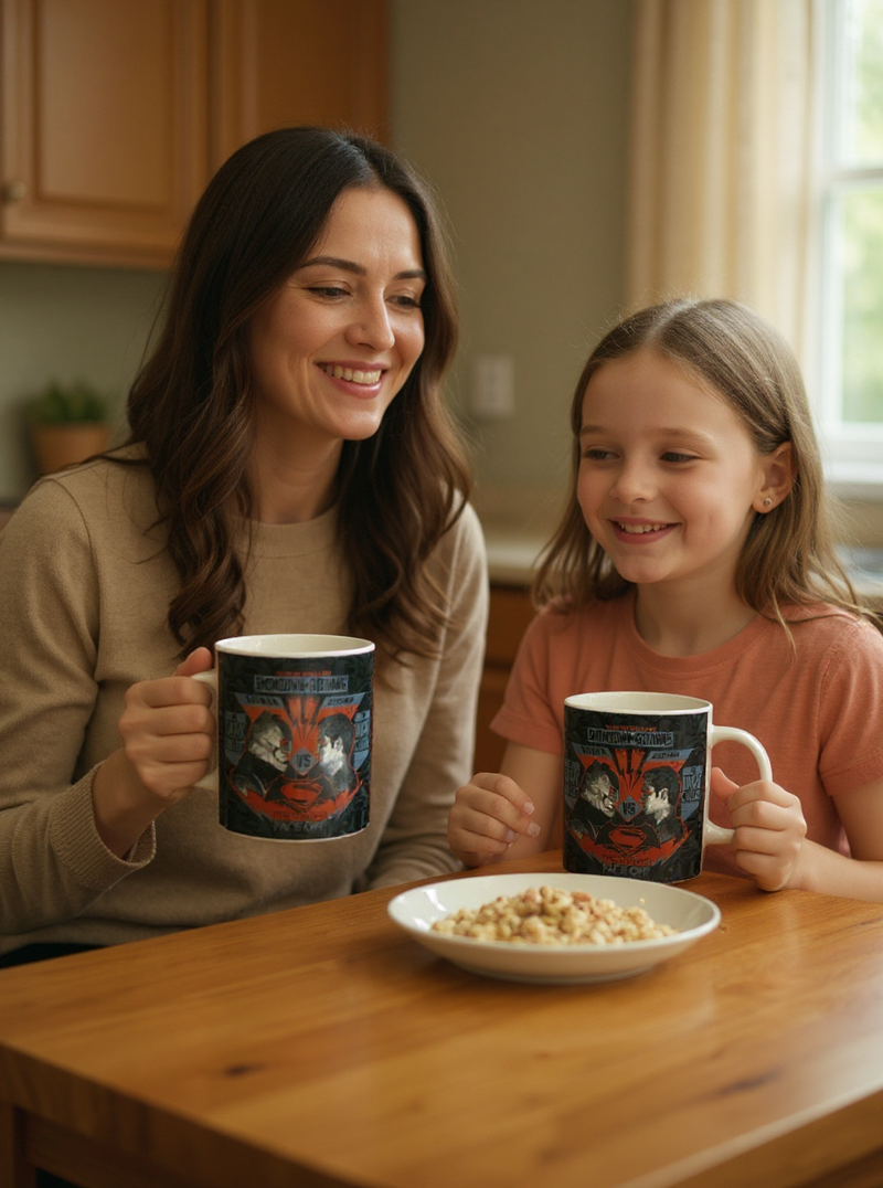 Batman vs Superman Coffee Mug &amp; Socks Gift Set | Gift for DC Fans