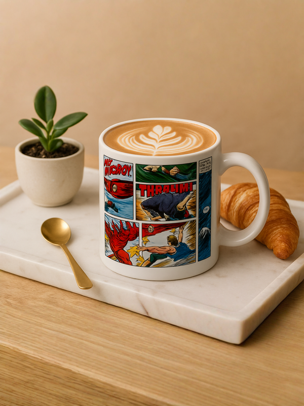 Marvel Comic Thor Ceramic Mug | Gift for Marvel Fans