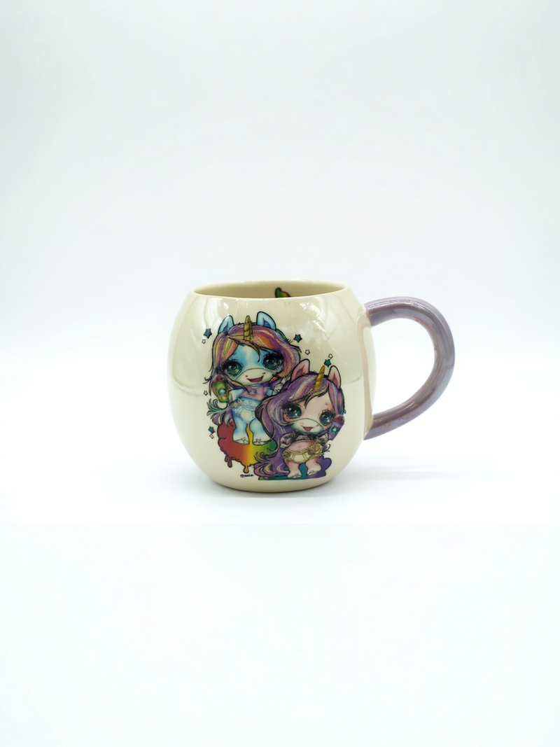 Enchanted Rainbow Off-white Ceramic Mug | Gifts for kids&nbsp;