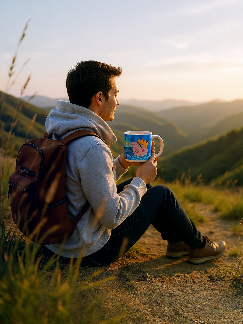 Peppa Pig’s Daddy Supreme Ceramic Mug | Gift for Peppa Pig Fans
