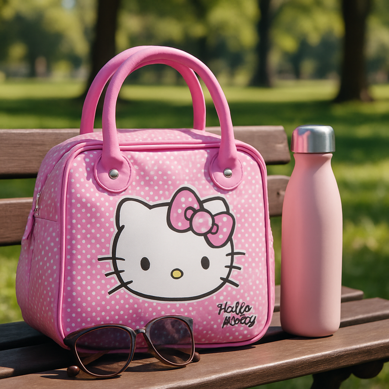 Hello Kitty 'Bow &amp; Bites' Charm Tote Bag