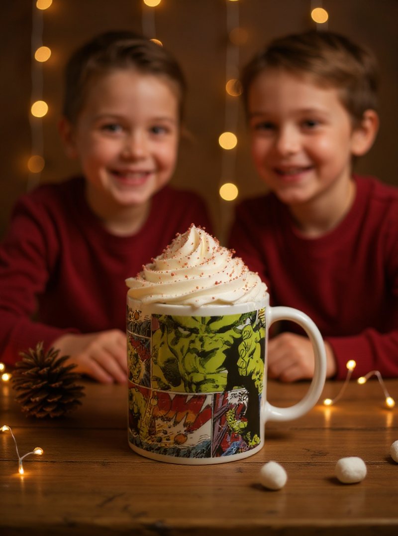 Marvel Hulk Comic Ceramic Mug | Gift for Marvel Fans