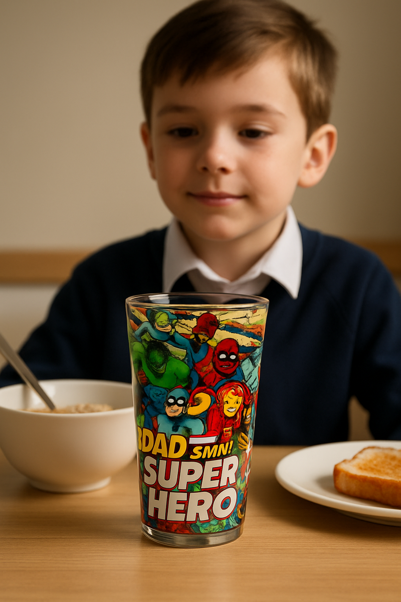 Guardian Titan “Dad is my Superhero” Travel Cup | Perfect for Marvel Fans