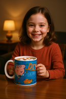 Peppa Pig’s Daddy Triumph Ceramic Mug & Keychain Gift Set | Gift for Peppa Pig Fans