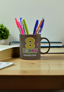 Golden 8 Celebration Mug | Perfect for 8th Celebrations