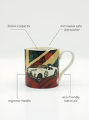 Vintage Car Coffee Mug –Eco-Friendly Ceramic Cup