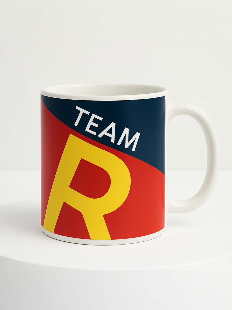 Team R Unity Coffee Cup | Gift for Team Enthusiasts