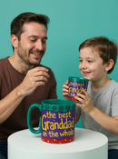 Whimsical Angel Best Grandad Cartoon Mug