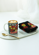 Invincible Dad Ceramic Mug &amp; Socks Set | Gift for Super Dads