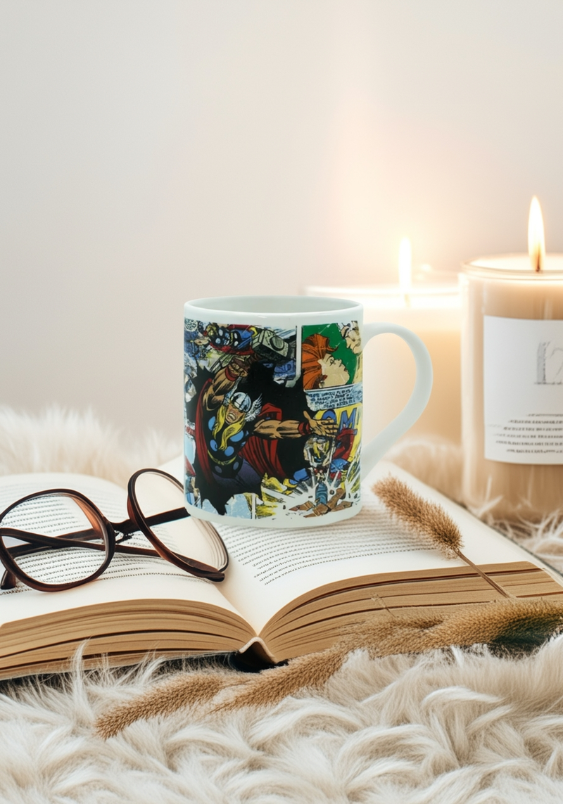 Marvel Comic Thor Ceramic Mug | Gift for Marvel Fans