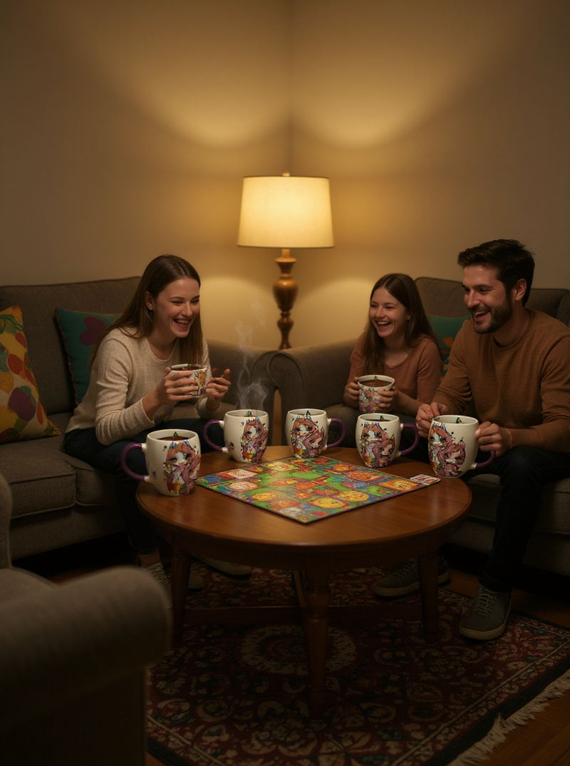 Enchanted Rainbow Off-white Ceramic Mug | Gifts for kids&nbsp;