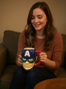 Marvel Ceramic Captain America 3D Mug