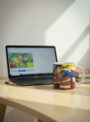 Superman Crest Valor Ceramic Mug | Gift for Superman Fans