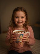 Betty Boop Pink Ceramic Mug –Retro with Cupcake Art | Gift