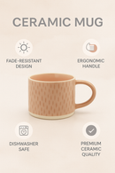 Classic Pink Ceramic Mug