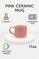 Ribbed Harmony Ceramic Mug | Gift for Minimalist Lovers