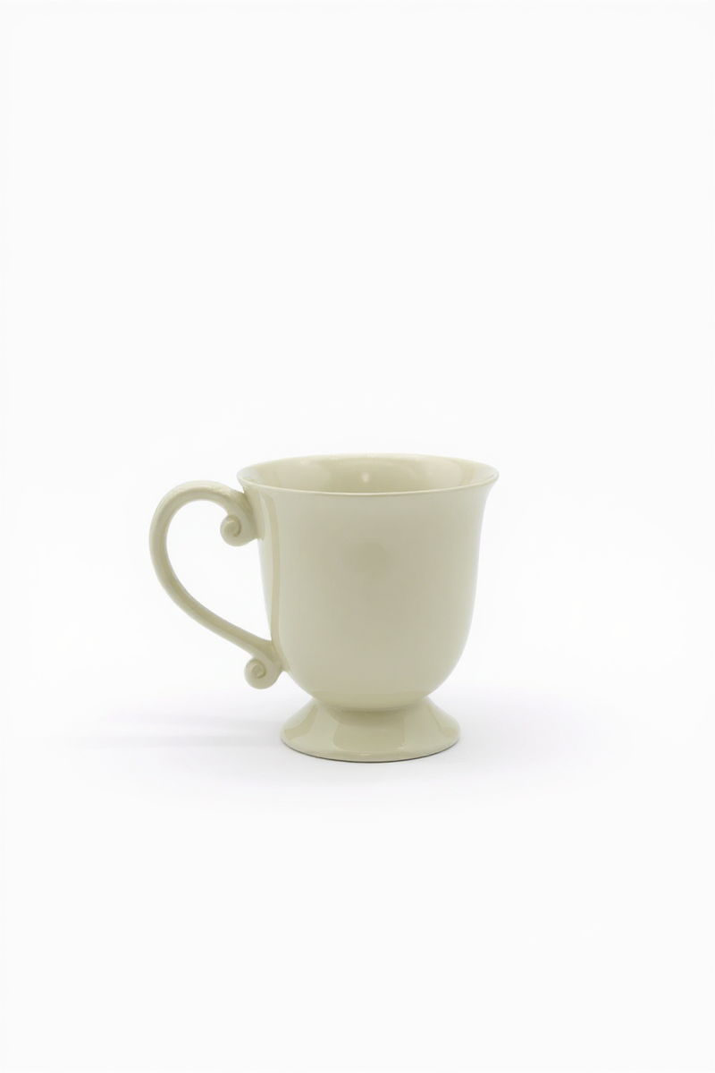 Classic Ivory Elegance Cup | Perfect for Coffee Lovers