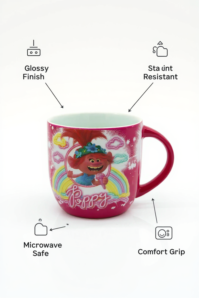 Trolls Pink Harmony Ceramic Mug