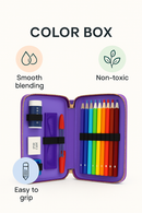 Rainbow Pencil Case Delight Set