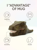 T-Rex Skull Roar 3D Mug