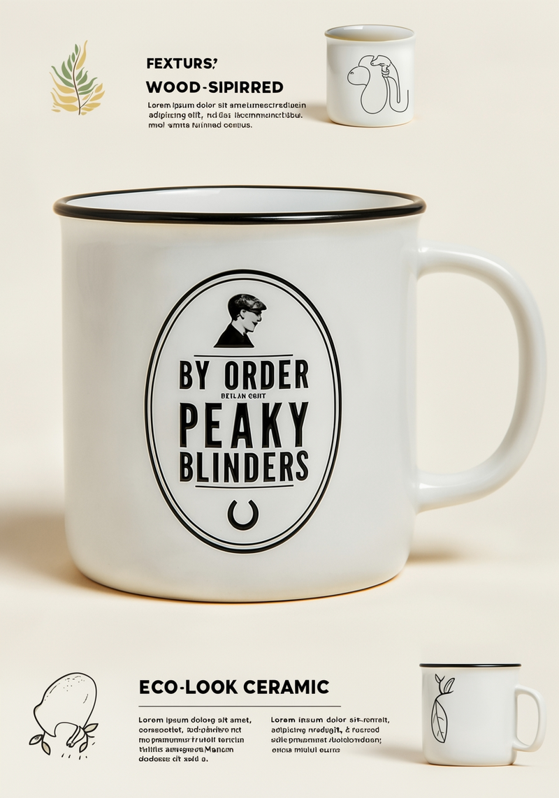 Shelby Clan Enamel Mug | Perfect for Shelby Fan&nbsp;