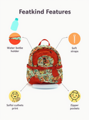 Disney Mickey Mouse Orange Backpack | Gift for Disney Fans