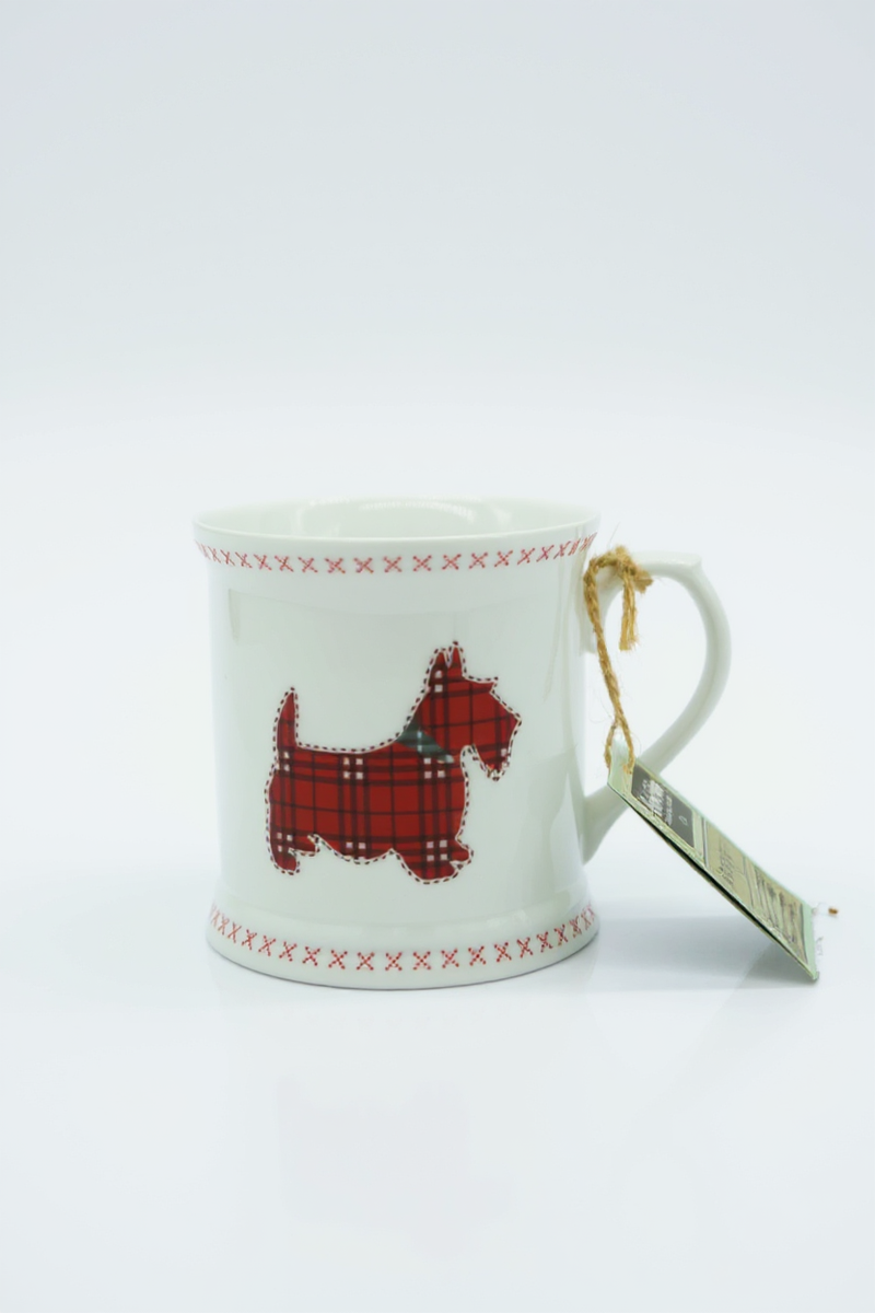 Scottie Plaid Ceramic Mug&nbsp;