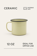 Classic Cream Enamel Camp Mug