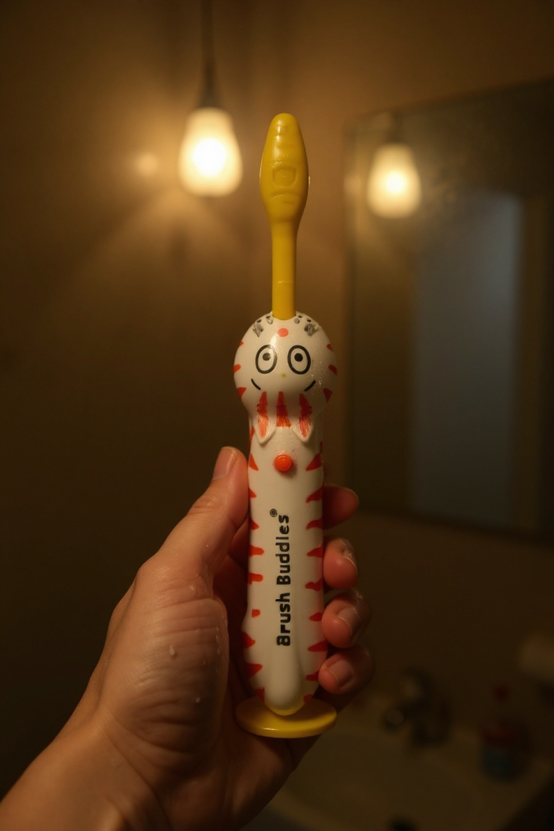 Brush Buddies Talkin Bow Wow Brewster (Dog) Toothbrush- Yellow