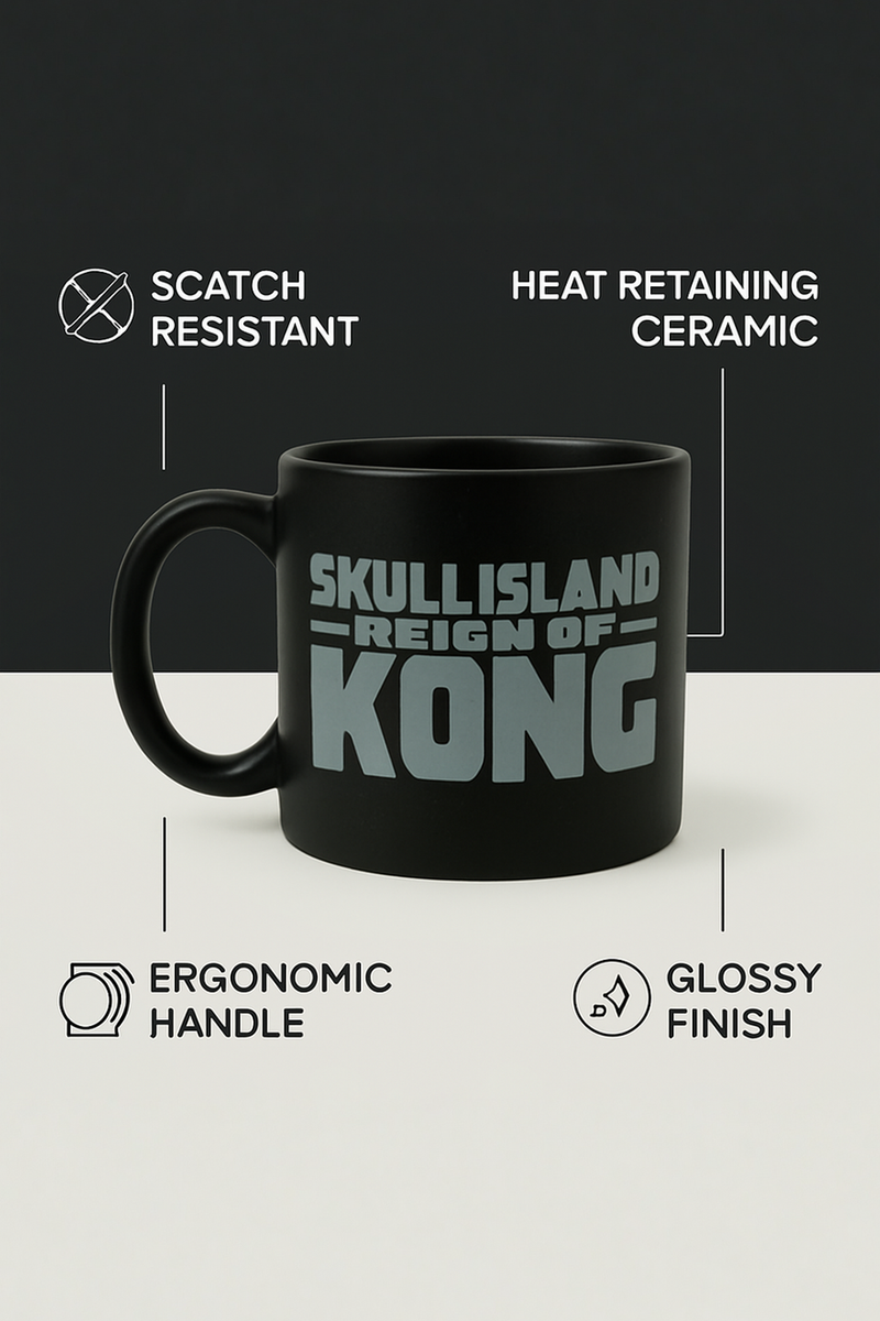 Skull Island: Reign of Kong Ceramic Mug | Gift for Adventure Fans