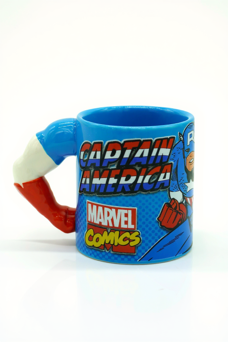 Marvel Comics Captain America Mug with Arm Handle