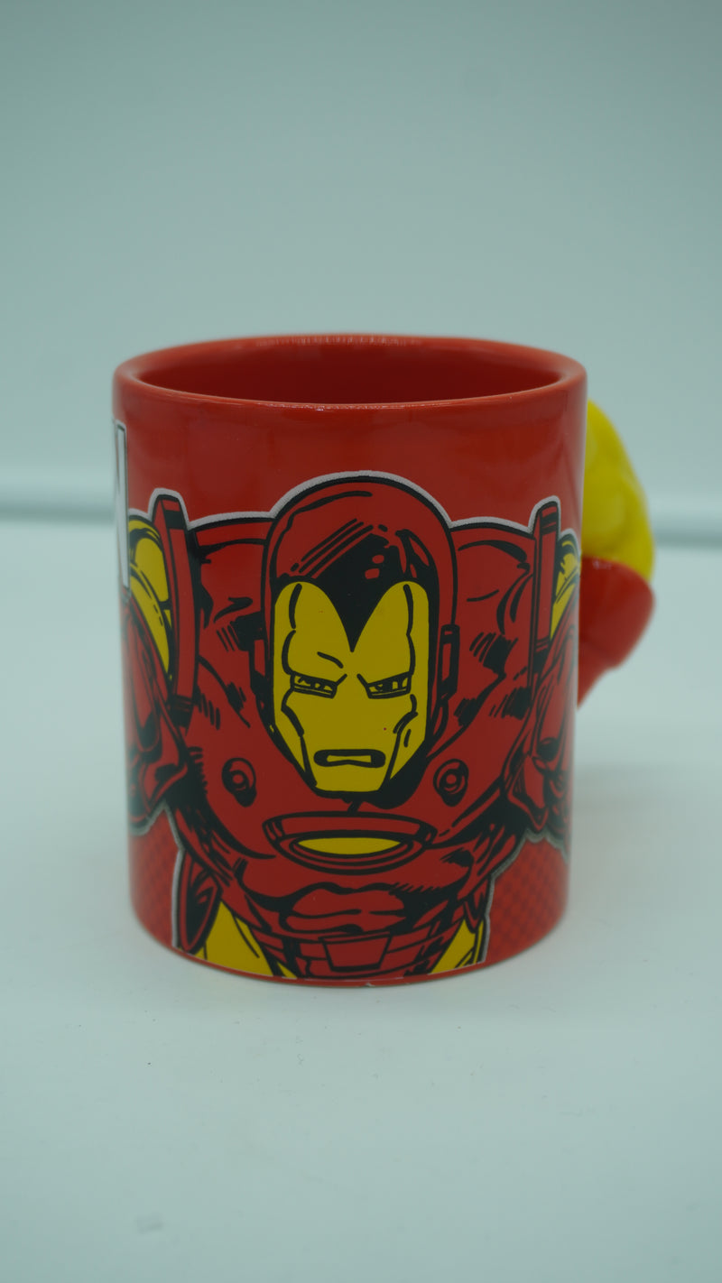 Marvel Comic Iron Man 3D Arm Handle Ceramic Mug
