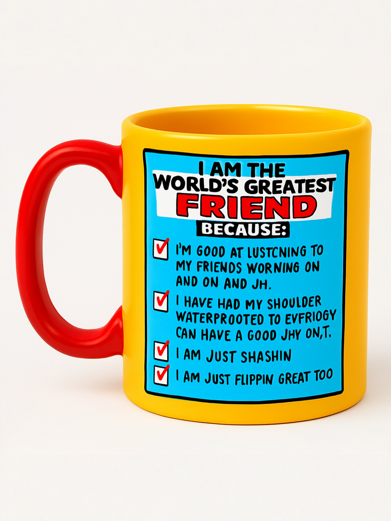 World's Greatest Friend Novelty Mug
