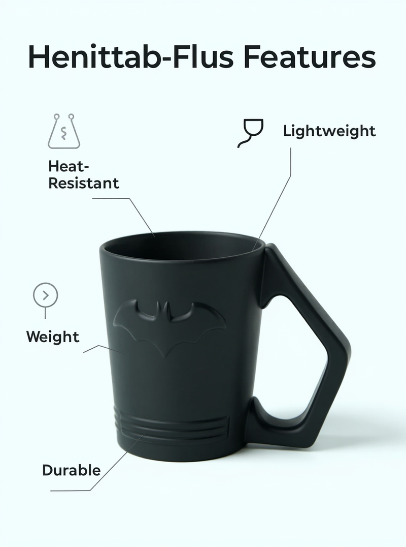 Dark Knight’s Vigilant Brew Ceramic Mug | Gift for Batman Fans