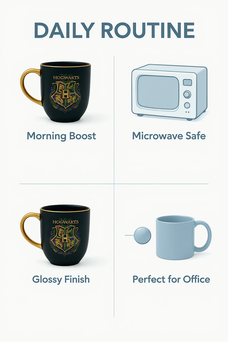 Hogwarts Emblem Ceramic Mug&nbsp;