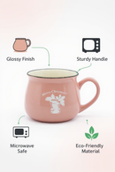 Merry Christmas Classic Pink Cheer Mug