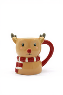 Christmas Reindeer 3D Festive Mug | Gift for Holiday Lovers