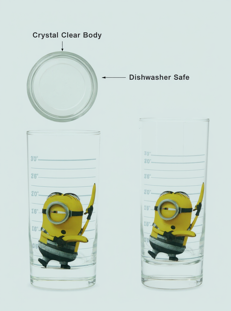 Minions Prison Mugshot Glasses