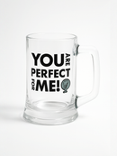 Little Miss 'You Are Perfect For Me!' Sweetheart Glass Mug