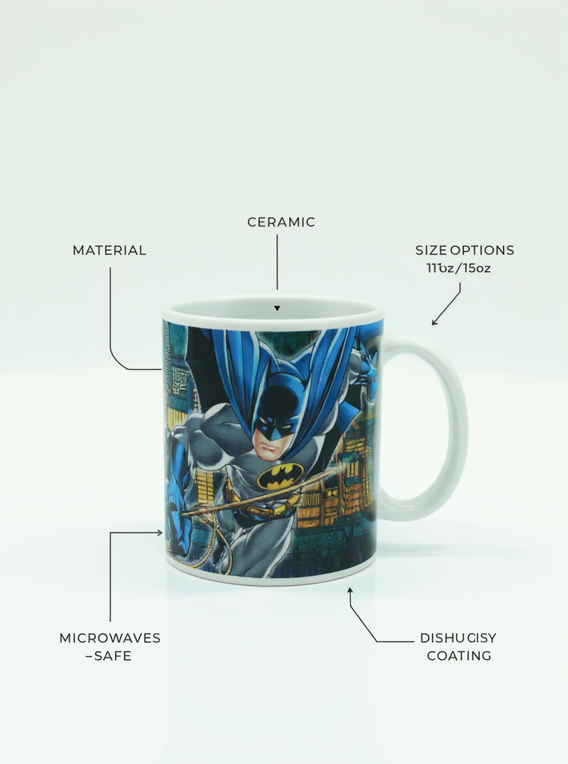 Gotham City Dark Knight Coffee Cup